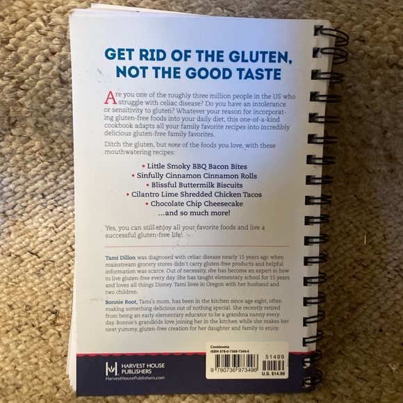 Book (Paperback): 150+ Gluten Free Family Recipes by Tami Dillon and Bonnie Root - Picture 2 of 16